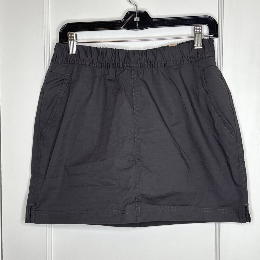prAna women's CHARCOAL DOUBLE PEAK SKORT sz 4. Stretch. MSRP $75